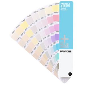 【色見本帳・カラーチャート】 PANTONE（パントン） パステル＆ネオンガイド コート紙・上質紙