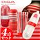 TENGA(テンガ) HOLE WAMER 体験3種カップセット★豪華4点入(エアクッション・ディープスロート・ソフトチューブ・tengaホールウォーマー)