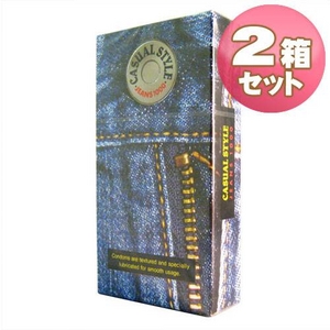 ジャパンメディカル コンドーム カジュアルスタイルジーンズ1000 【2箱セット】 - 拡大画像