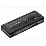 GREENHOUSE FMトランスミッター搭載 MP3プレーヤー GH-KANAGTR-2G ブラック
