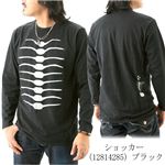 BANDAI ショッカースカルTシャツ　12814285 ブラック M