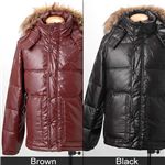 ペンフィールド（Penfield）レイヤードポケット 艶出しダウンジャケット