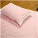 サラリとした肌触りの２重織ガーゼ枕パッド（同色３枚組）　ピンク　 綿100% - 縮小画像4
