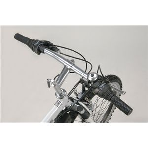 MYPALLAS（マイパラス） 折り畳み自転車 M-630 26インチ 18段変速 Wサス パールホワイト （マウンテンバイク）