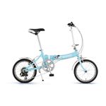【20%OFF!!】ルノー 折りたたみ自転車 16インチ AL-FDB166 ミントブルー