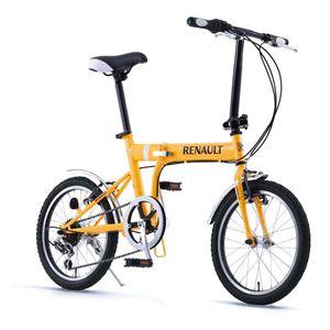 RENAULT（ルノー） 折り畳み自転車 18インチ FDB186 オレンジ 【フォールディングバイク】