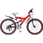 Lamborghini（ランボルギーニ） 自転車 TL-960 MTB（マウンテンバイク） 26インチ 21段変速 レッド