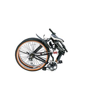 MYPALLAS(マイパラス) 折りたたみ自転車 M-670 26インチ 6段変速Wサス ブラック 商品写真2
