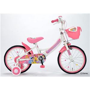 ディズニー子供用自転車16インチ 補助輪付 プリンセス MD-08