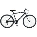MYPALLAS（マイパラス） 自転車 26インチ 6段ギア M-610S　ブラック （マウンテンバイク）