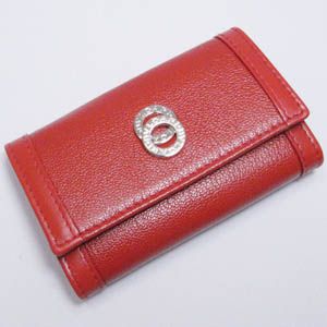 BVLGARI(ブルガリ)ドッピオトンド キーケース /25244 Red - 拡大画像