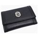 BVLGARI(ブルガリ)　#26276 Small coin 3 compartments Goat leather black/calf leather black/P - 縮小画像1