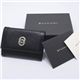 BVLGARI(ブルガリ)　#26276 Small coin 3 compartments Goat leather black/calf leather black/P - 縮小画像2