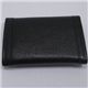 BVLGARI(ブルガリ)　#26276 Small coin 3 compartments Goat leather black/calf leather black/P - 縮小画像6