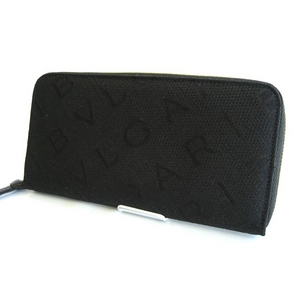 BVLGARI(ブルガリ) ラウンド長財布 27565 マキシレッタレ ブラック - 拡大画像