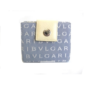 BVLGARI(ブルガリ) ダブルホック 財布 23725 ライトブルー - 拡大画像