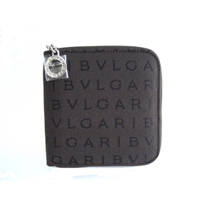 BVLGARI(ブルガリ) ラウンド二つ折り財布 25149 レッタレ ブラウン - 拡大画像