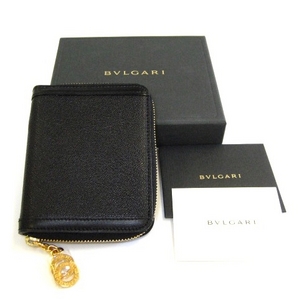 BVLGARI(ブルガリ) メモ帳用カバー 25390 ブラック(カードホルダーセット) - 拡大画像