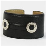 BVLGARI/�֥륬�� # 23518 Cuff bracelet Large Twist deer black /P.
