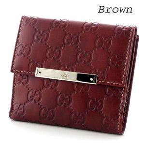 GUCCI（グッチ） 折り財布 112664 ブラウン - 拡大画像