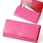 ブランドファッションランキング26位 kate spade 長財布 652 HOT PINK/RED