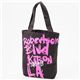 KITSON(キットソン) コットントートバッグ 7モデル KHB0153 Black×Pink - 縮小画像1