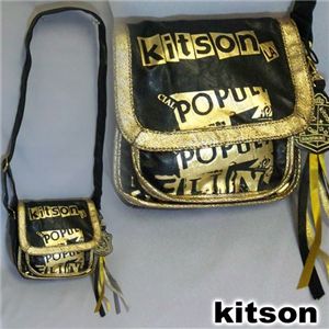 kitson(キットソン) PAMELA SHOULDER BAG Black/Gold - 拡大画像
