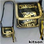 kitson(���åȥ���) PAMELA SHOULDER BAG Black/Gold