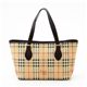BURBERRY(バーバリー) クラシックチェックトートバッグ LL SM NICKIE ベージュ×チョコレート - 縮小画像5