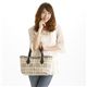 BURBERRY(バーバリー) クラシックチェックトートバッグ LL SM NICKIE ベージュ×チョコレート - 縮小画像6