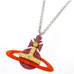 Vivienne Westwood(ヴィヴィアン・ウエストウッド) オーブネックレス MULTI 2374 1015 001 オレンジ×ピンク