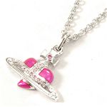 Vivienne Westwood(ヴィヴィアン・ウエストウッド) ネックレス Diamante Heart Orb 207 19021 001 PINK