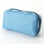 LeSportsac(レスポートサック) ポーチ RECTANGULAR COSMETIC 3040 Marine Pin Dot