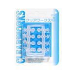 クリアワークス(使い捨てピアス) フラットスター フルムーン クリアワークス(使い捨てピアス) フラットスター フルムーン|