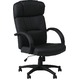 デスクチェア(椅子)/プレジデントチェアー スチール/合成皮革 昇降機能/肘掛け/キャスター付き W-99 ブラック（黒） - 縮小画像1