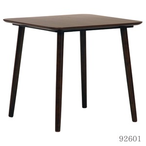 ダイニングテーブル 【エクレア】 木製 正方形（幅75cm×奥行75cm） ダークブラウン - 拡大画像