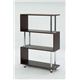 S型ラック/デザインラック 【4段】 幅81cm×奥行29.5cm SR-4BR ブラウン