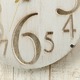 壁掛け時計 【レトロ】 ヨーロッパ調 ホワイト（白） (インテリア雑貨) - 縮小画像4