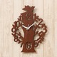 壁掛け時計 【ツリー】 ヨーロッパ調 ブラウン (インテリア雑貨) - 縮小画像5
