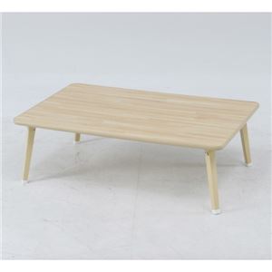 折りたたみテーブル/ちゃぶ台（幅90cm） CB-9060NA ナチュラル - 拡大画像