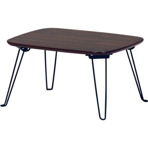 折りたたみテーブル/折れ脚ローテーブル 【トロン】 長方形 高さ20cm 4030 - 拡大画像