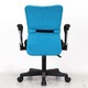 デスクチェア(椅子)/メッシュバックチェアー ハンター ガス圧昇降機能/肘掛け/キャスター付き BL ブルー（青） - 縮小画像4