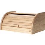 木製ブレッドケース/ブレッドストッカー 【幅33cm ナチュラル】 扉付き 北欧風 『ボヌール』 【完成品】