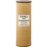 北欧風 傘立て 【マスタード】 幅14.7cm×奥行14.7cm×高さ41.5cm 陶製 『イリデセンス』