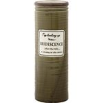 北欧風 傘立て 【カーキ】 幅14.7cm×奥行14.7cm×高さ41.5cm 陶製 『イリデセンス』