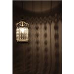 ペンダントライト/シャンデリア 【40W×1灯 ホワイト】 幅20.5cm アクリル スチール製