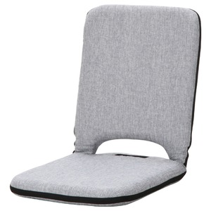 座椅子/パーソナルチェア 【グレイ】 幅40cm リクライニング 『2 PACK シオン』 商品画像