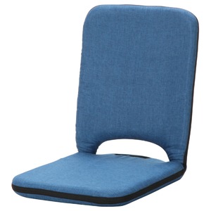 座椅子/パーソナルチェア 【インディゴ】 幅40cm リクライニング 『2 PACK シオン』 商品画像