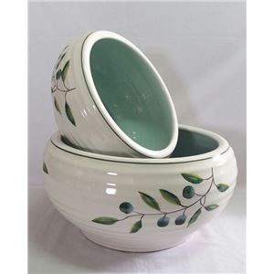 陶製睡蓮鉢2点セット KW015 商品画像