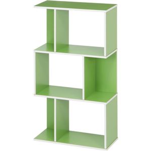 オープンラック/インテリア家具 【グリーン】 3段 幅59cm×奥行24cm×高さ106.2cm 『YOU ボックス』